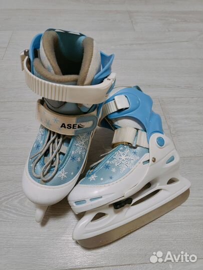 Коньки детские раздвижные ASE sport S 30-33