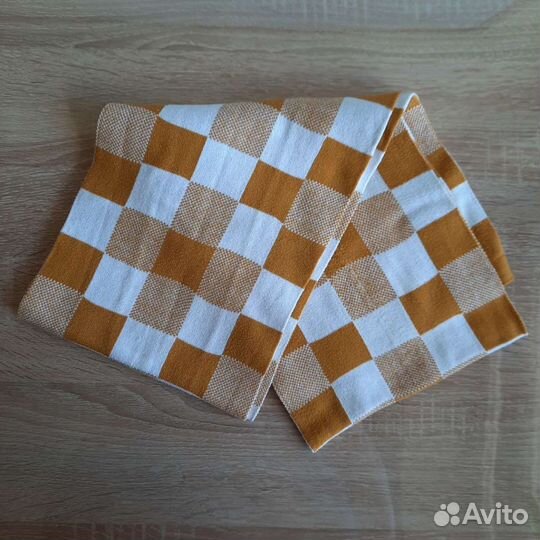 Шарф вязаный шерстяной мужской