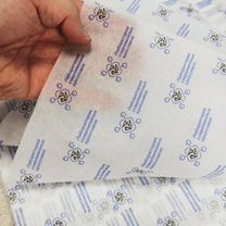 Тишью,пергамент, крафт, калька с печатью логотипов, Уральск