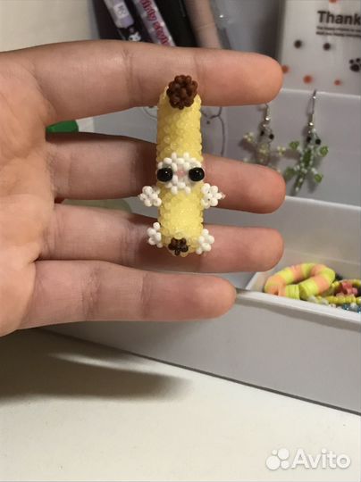 Аминуруми кот в костюме банана