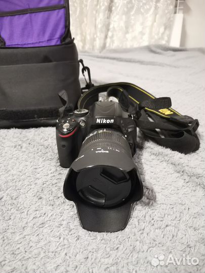 Зеркальный фотоаппарат Nikon d5100 Sigma 18-200