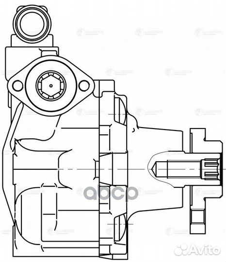 Насос гур для а/м Volkswagen Touareg (10) 3.0D