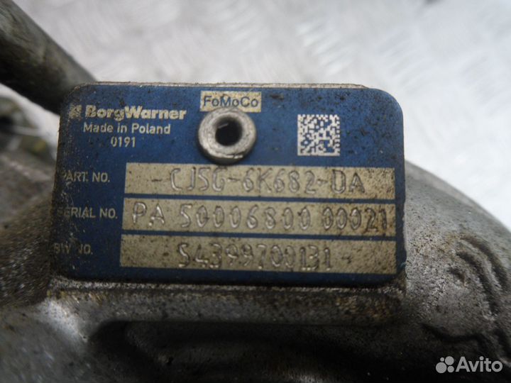 Турбина CJ5G6K682DA Ford Fusion (2002-2012)