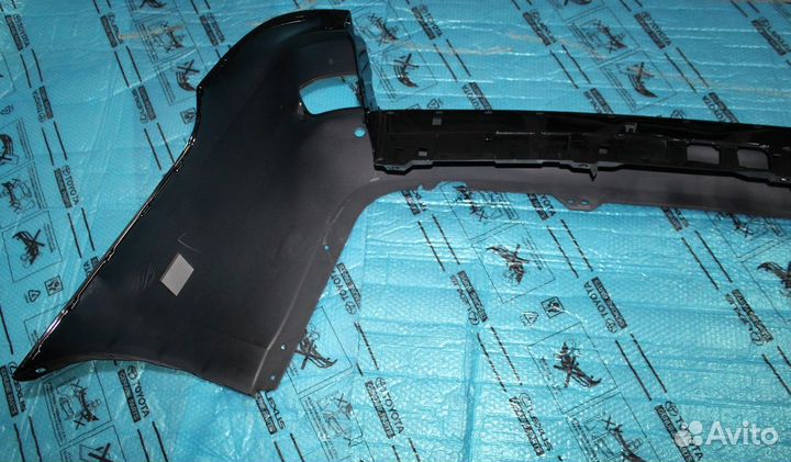 Бампер Ленд Крузер 200 под установку черный 15-21