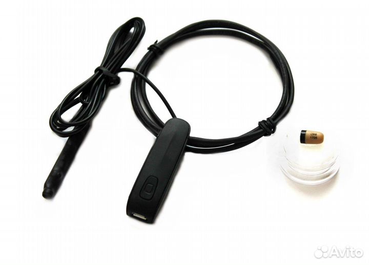 Микронаушник капсульный bluetooth кнопка пищалка