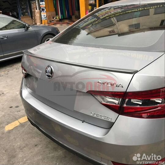Лип-Спойлер S-Line для Skoda Superb 3 (Дорест.)