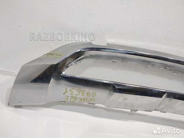 Накладка юбки переднего бампера Mercedes W166 GLE