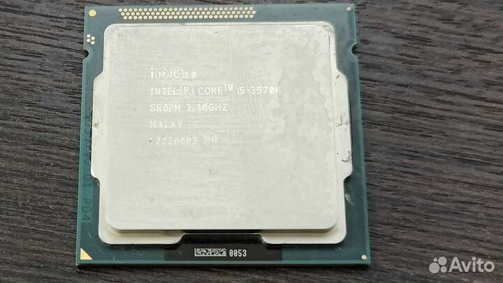 Процессор intel core i5 3570k
