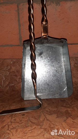 Комплект для печи (кочерга и совок)