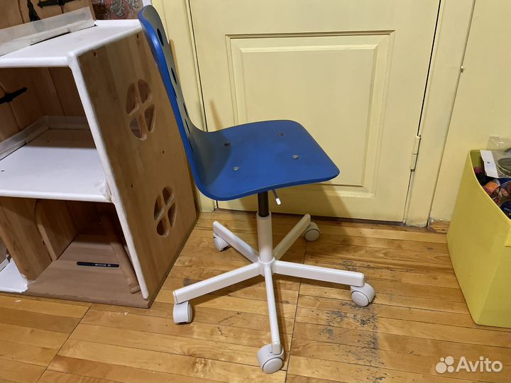 Растущий стул школьный IKEA юлес