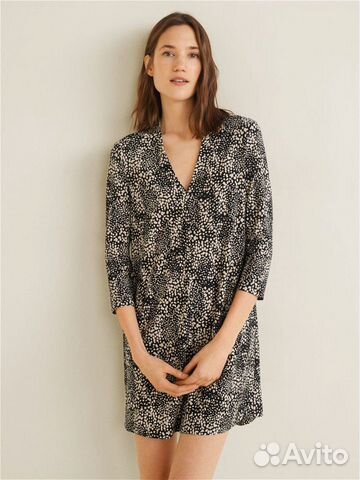 Платье Mango бежевое