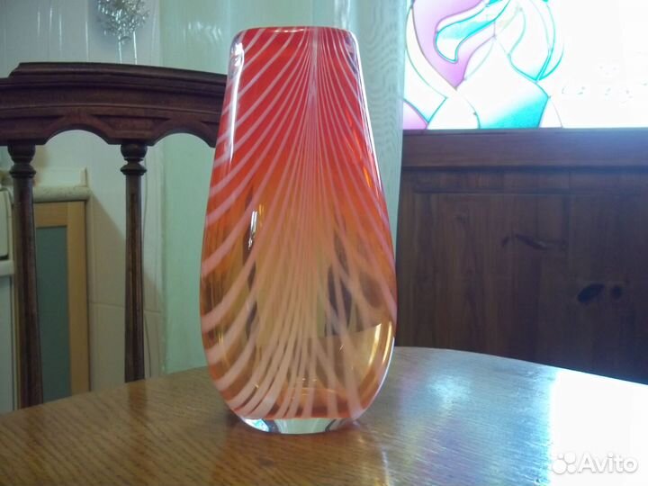 Ваза цветное стекло