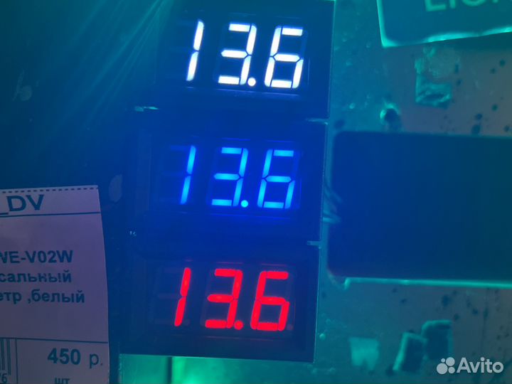 Цифровой вольтметр для автомобиля