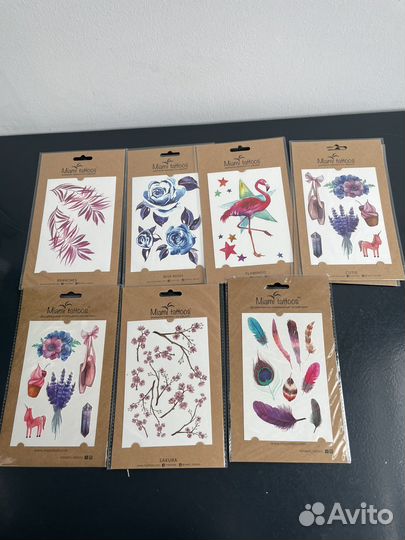 Переводные тату miami tattoo