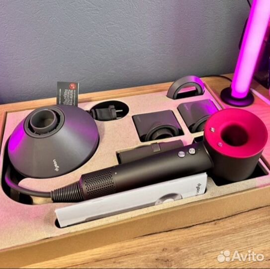 Фен dyson supersonic + расчёстка дайсон