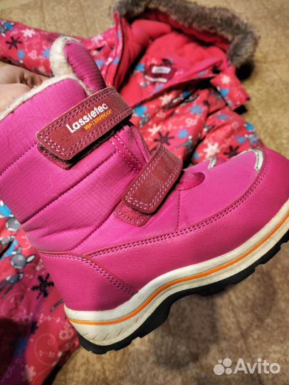 Комбинезон для девочки зимний 98