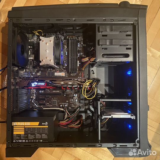 Игровой компьютер оригинал intel i7 7700k