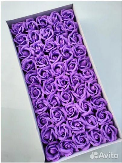 Розы из мыльной пены 50шт/уп.(Фиолетовый)