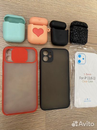 Чехолы iPhone 11 и airPods