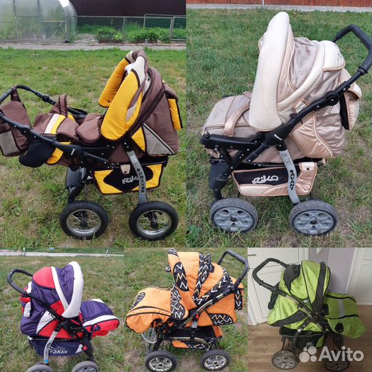 Детская коляска трансформер 2 в 1 несколько штук