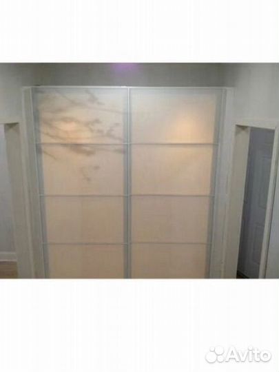 Раздвижные Икеа стеклянные для шкафа Пакс