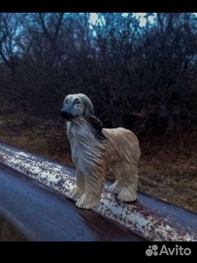 Фигурка афганской борзой собаки collecta перекрас