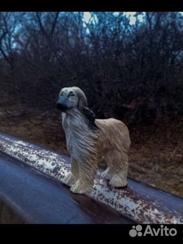 Фигурка афганской борзой собаки collecta перекрас