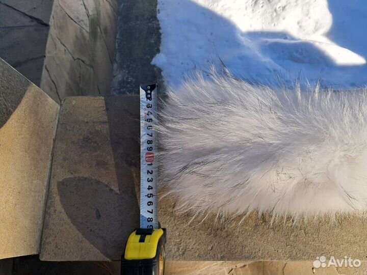 Меховой воротник из енота