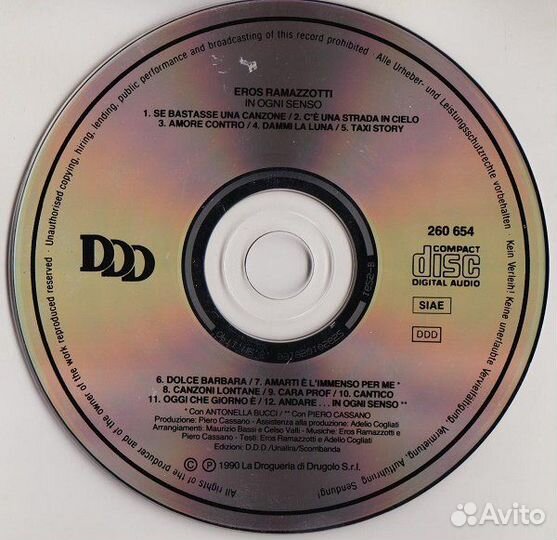 Eros Ramazzotti - In Ogni Senso (1 CD)