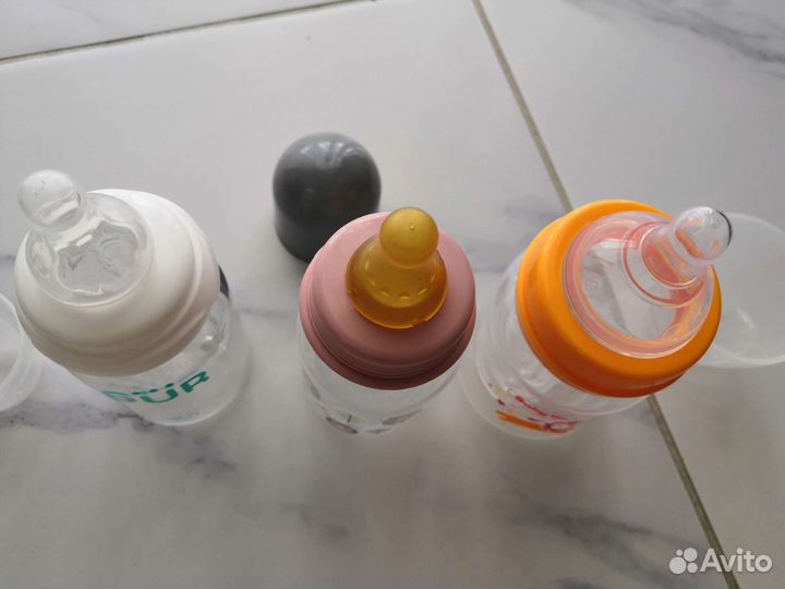 Бутылочки для кормления, PUR, NUK