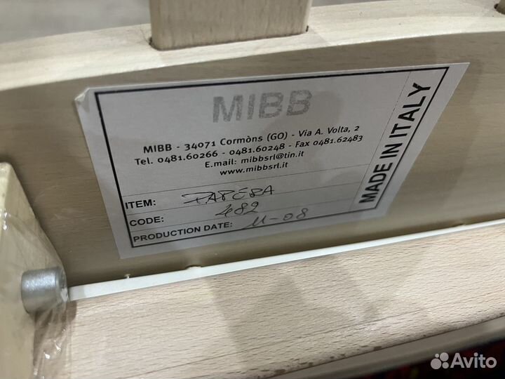 Детская кроватка mibb Италия