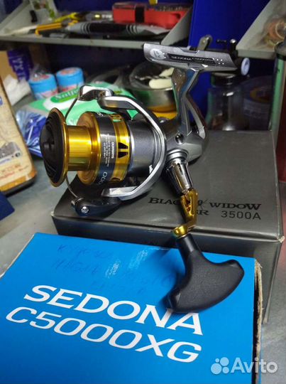 Катушка shimano sedona c 5000xg. Новая