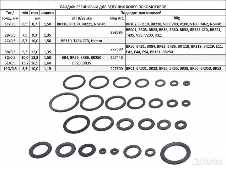 TT/12 мм шины тяговые новые