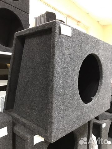 Короб для сабвуфера щелевой 10”