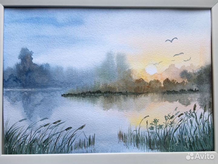 Картина акварелью 