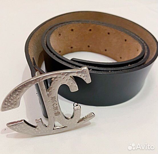 Ремень женский 90 roberto cavalli кожа, оригинал