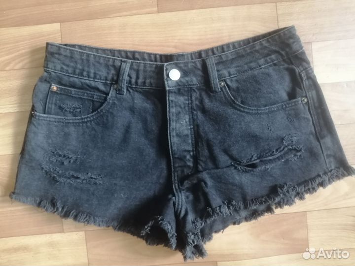 Шорты джинсовые короткие