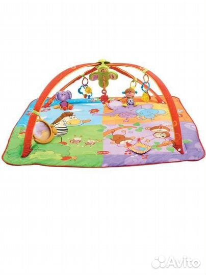 Развивающий коврик tiny love разноцветное сафари