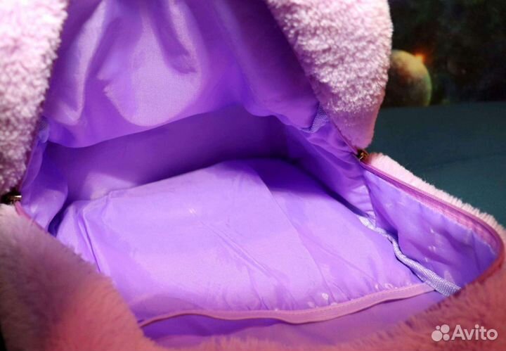 Рюкзак плюшевый для девочки