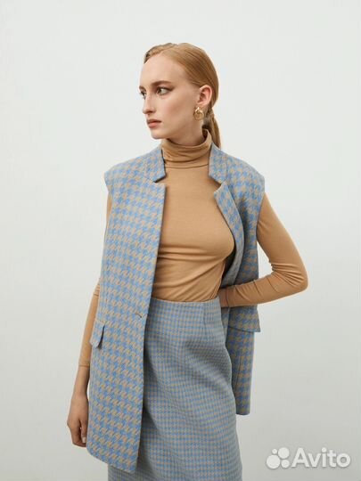 Жилет с шерстью