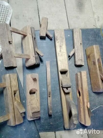 Рубанки старинные 10шт
