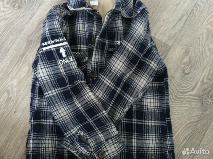 Рубашка утепленная 110 рост