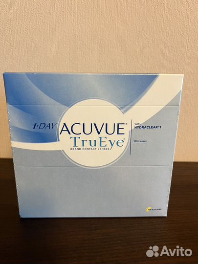 Линзы контактные acuvue true eye однодневные 180 ш