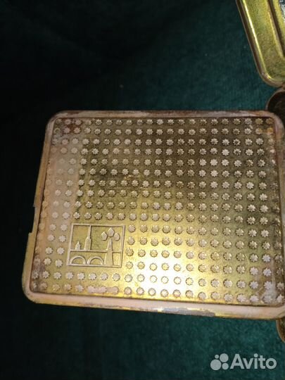 Пудреница завода Ленэмальер, бронза