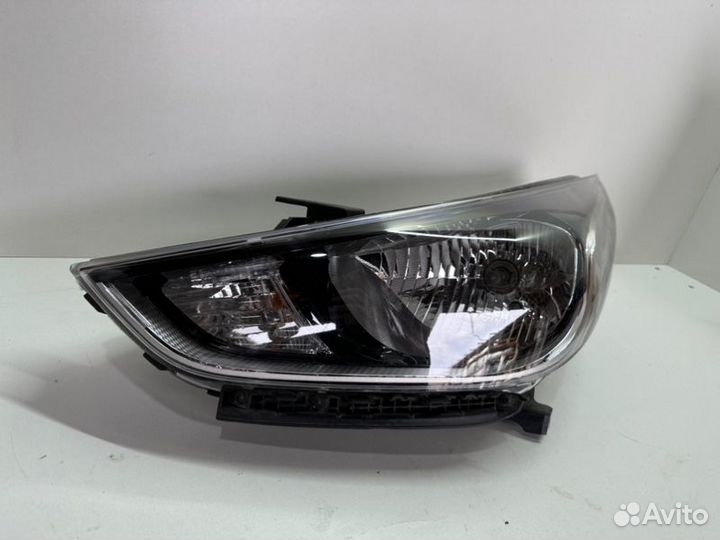 Фара галоген передняя левая Hyundai Solaris 2