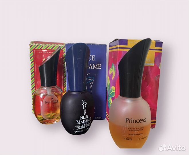 Духи винтажные Princess и Blue Madame 50ml