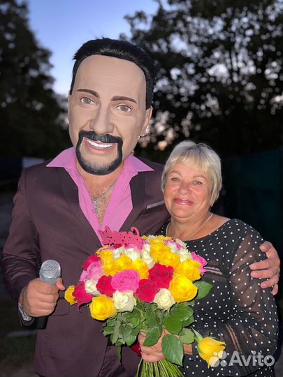 Поздравление, шуточный стриптиз, ростовая кукла