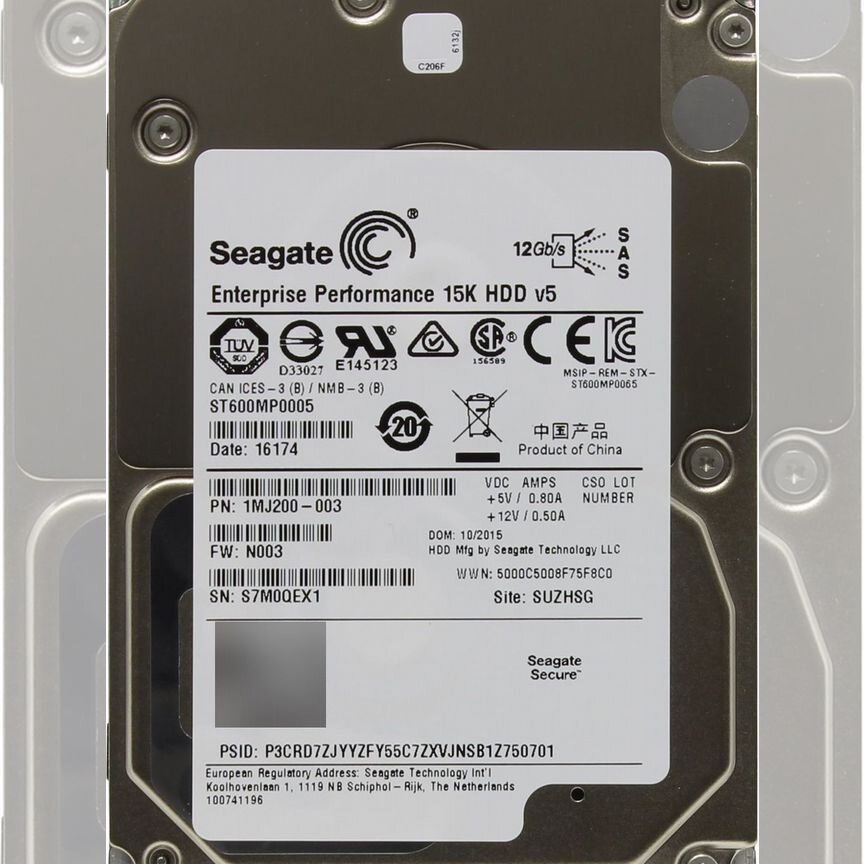 [ST600MP0005] Жесткий Диск Seagate 600gb Sas 2,5 St600mp0005