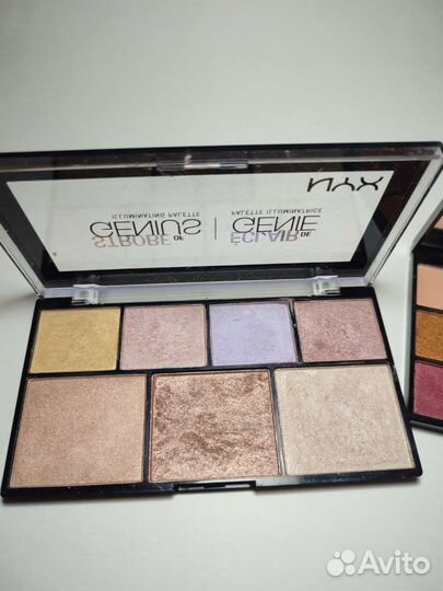 Палитра теней и хайлайтер