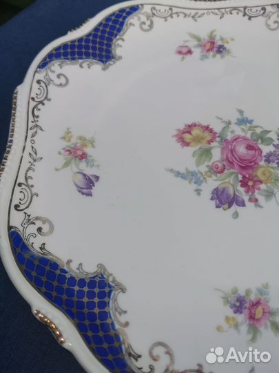 Антикварное, немецкое блюдо